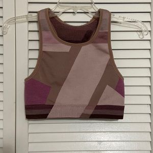 Nude Nike High Neck Sports Bra